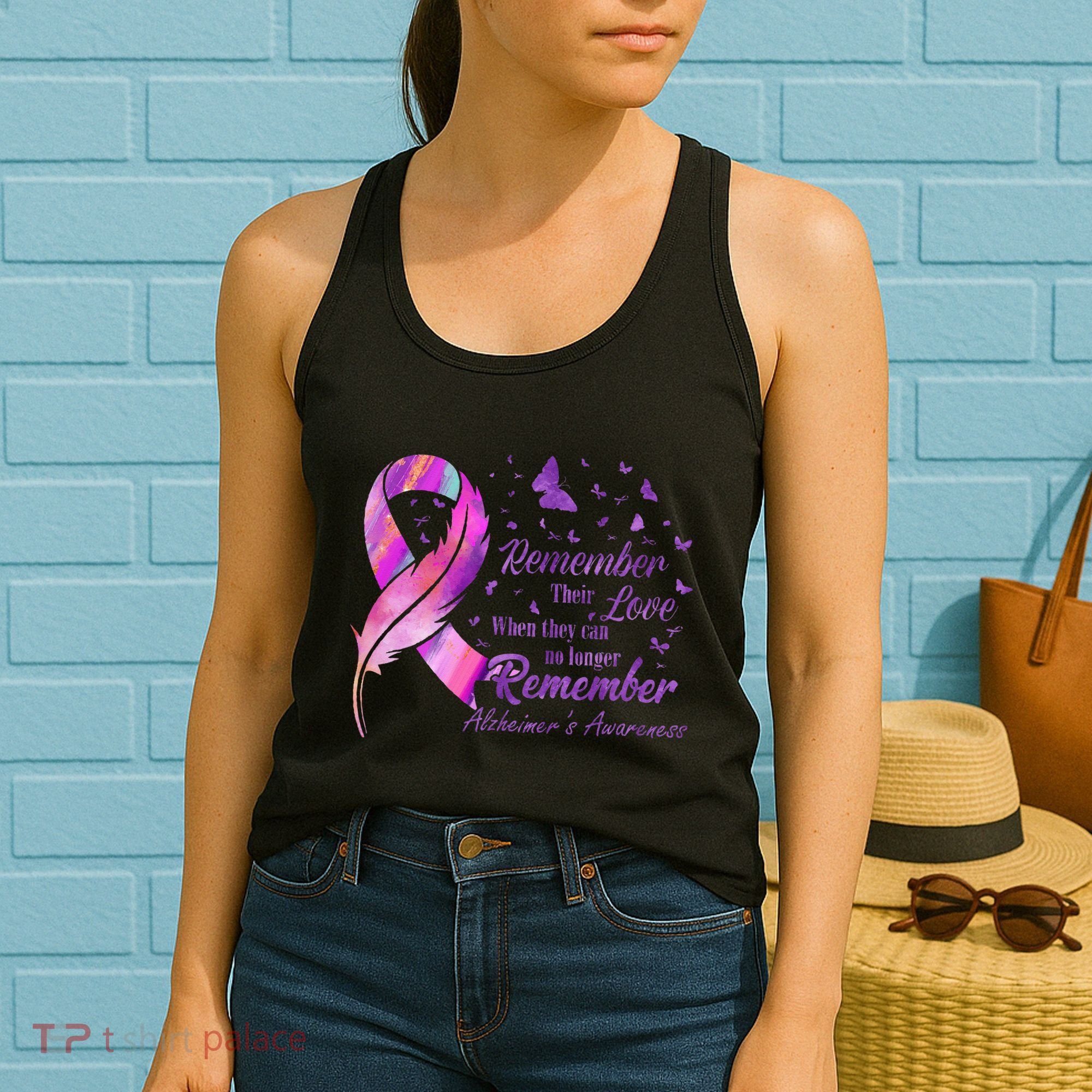 Remember Their Love Alzheimers Awareness Women's Tank Top