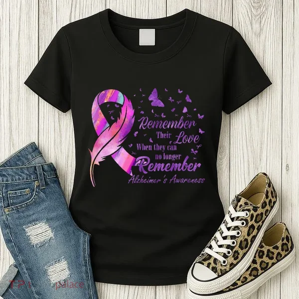 Remember Their Love Alzheimers Awareness Women's T-Shirt