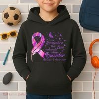 Remember Their Love Alzheimers Awareness Kids Hoodie thumb 2