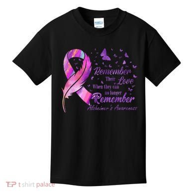 Remember Their Love Alzheimers Awareness Kids T-Shirt