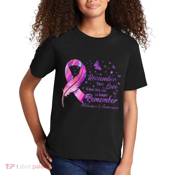 Remember Their Love Alzheimers Awareness Kids T-Shirt