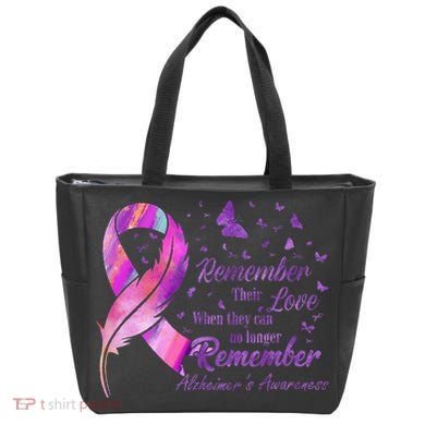 Remember Their Love Alzheimers Awareness Tote Bag