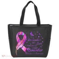 Remember Their Love Alzheimers Awareness Tote Bag thumb 0