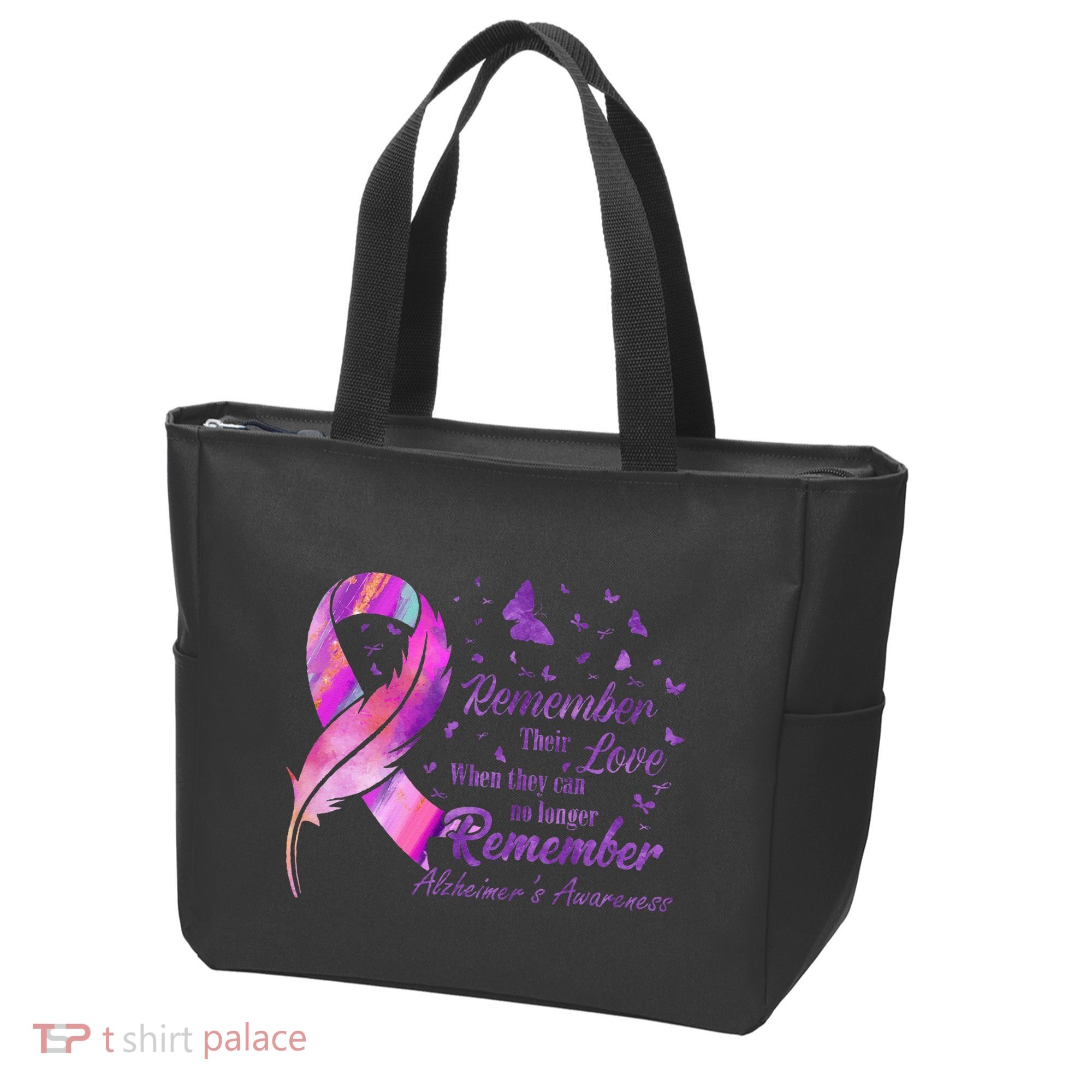 Remember Their Love Alzheimers Awareness Tote Bag