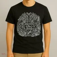 Respect The Locals Cryptid Bigfoot Mothman Alien T-Shirt thumb 3