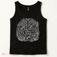 Respect The Locals Cryptid Bigfoot Mothman Alien Tank Top thumb 2