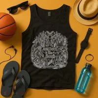 Respect The Locals Cryptid Bigfoot Mothman Alien Tank Top thumb 4