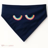 Rainbow Titt.Ies Lgbt Queer USA-Made Doggie Bandana thumb 0