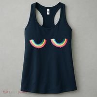 Rainbow Titt.Ies Lgbt Queer Women's Tank Top thumb 3