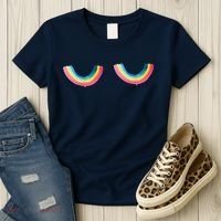 Rainbow Titt.Ies Lgbt Queer Women's T-Shirt thumb 3