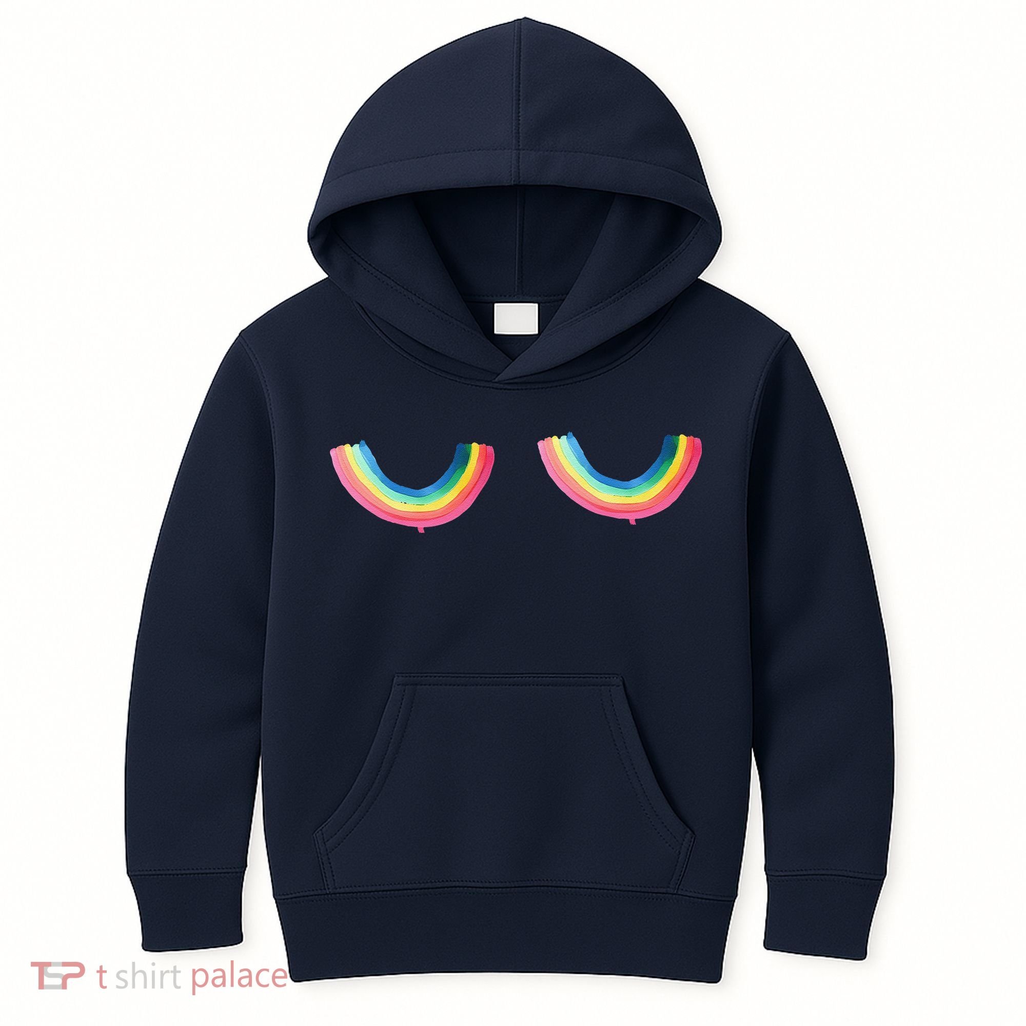Rainbow Titt.Ies Lgbt Queer Kids Hoodie
