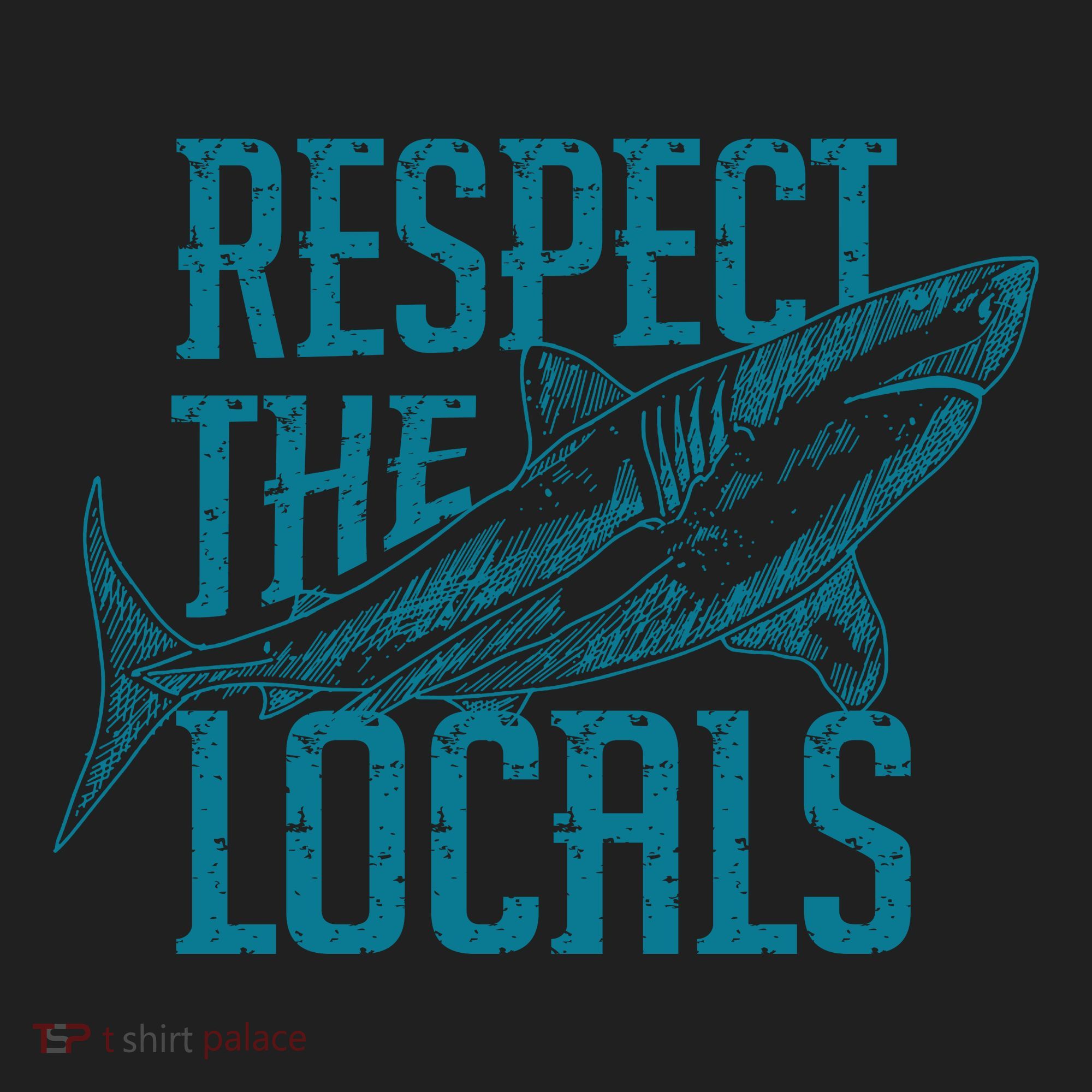 Respect The Locals Shark Gifts Women's Sweatshirt