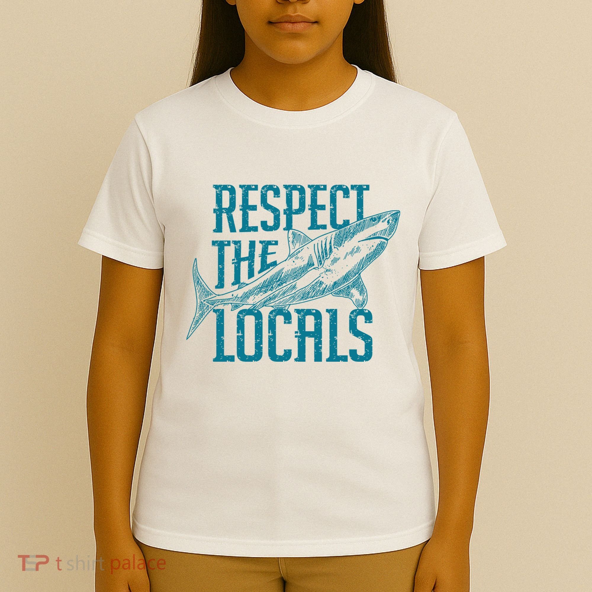 Respect The Locals Shark Gifts T-Shirt