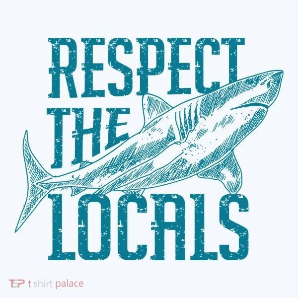 Respect The Locals Shark Gifts Ornament