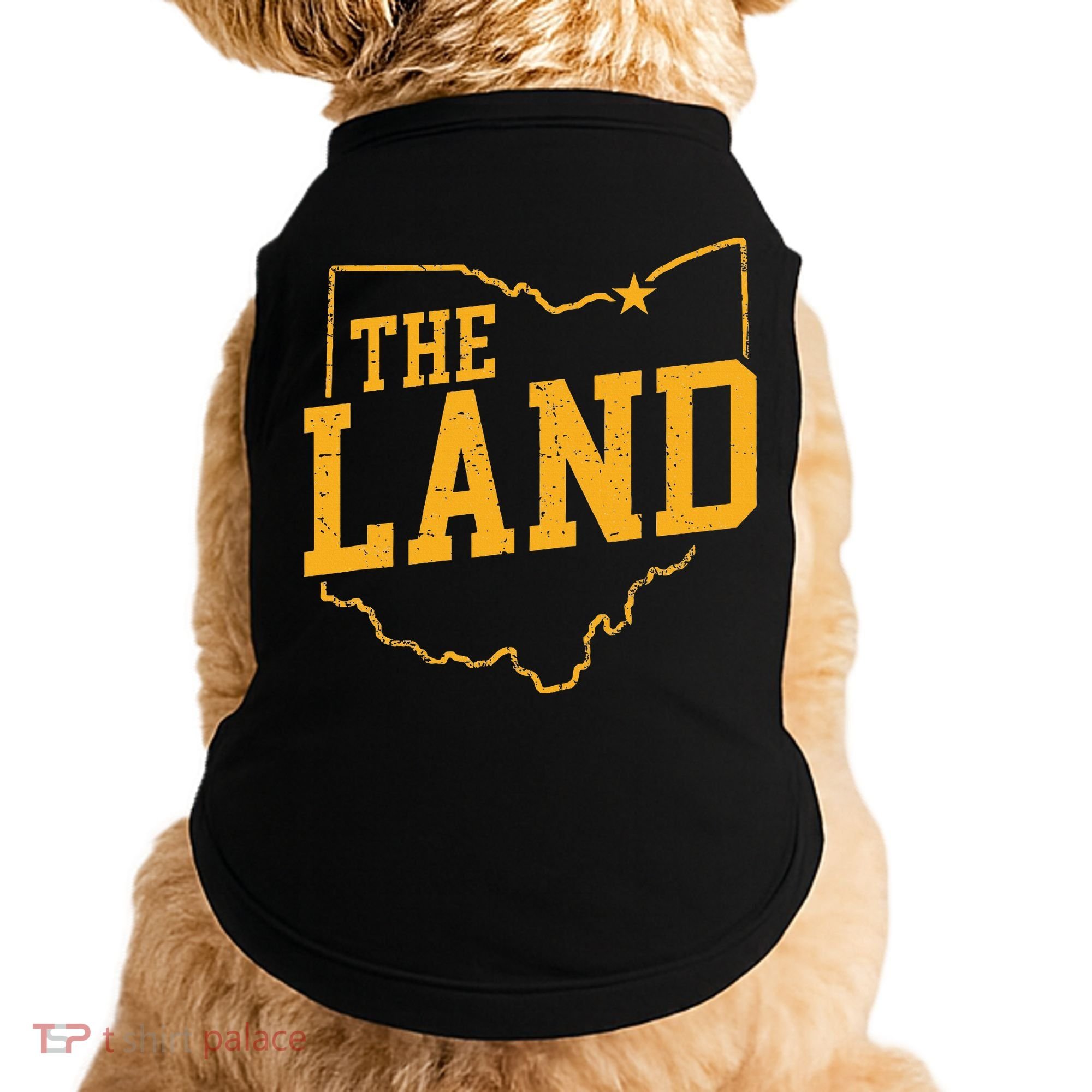 Retro The Land Cleveland Ohio Classic Throwback Souvenir Doggie Tank