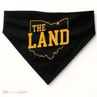 Retro The Land Cleveland Ohio Classic Throwback Souvenir USA-Made Doggie Bandana thumb 0
