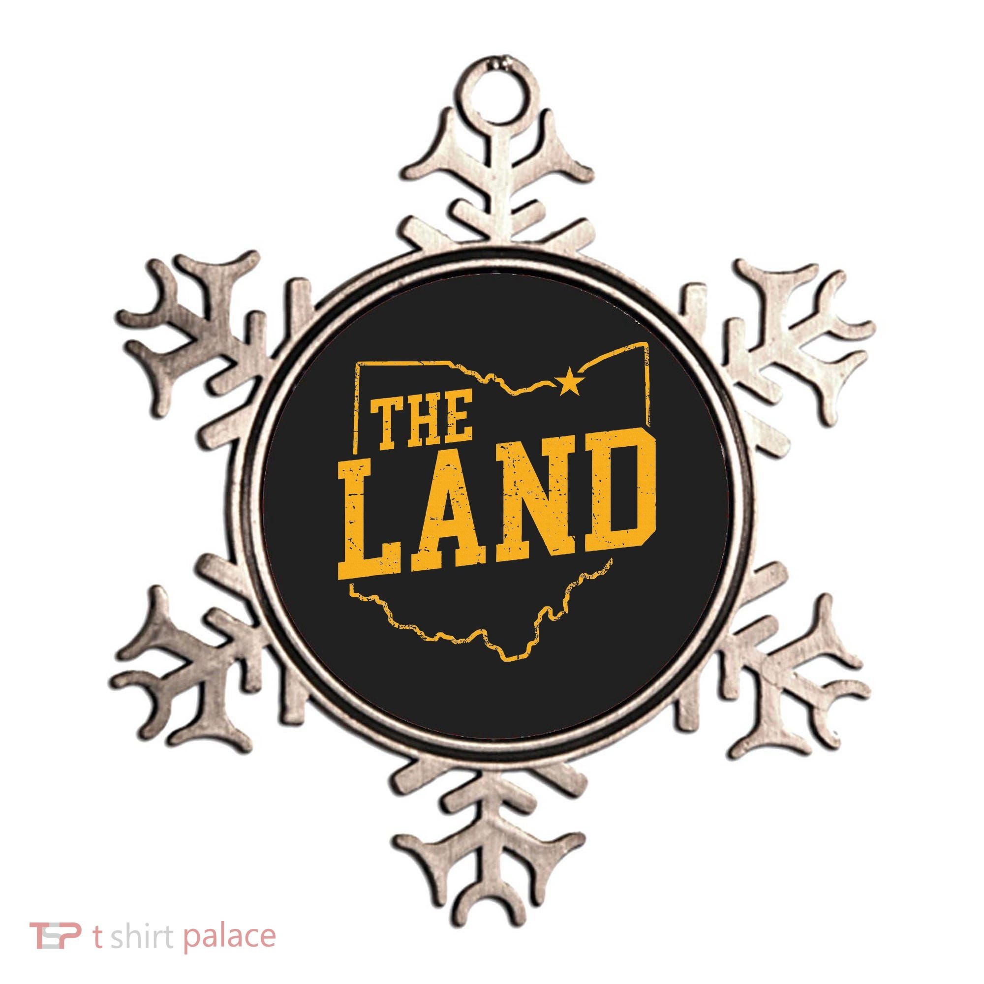 Retro The Land Cleveland Ohio Classic Throwback Souvenir Ornament