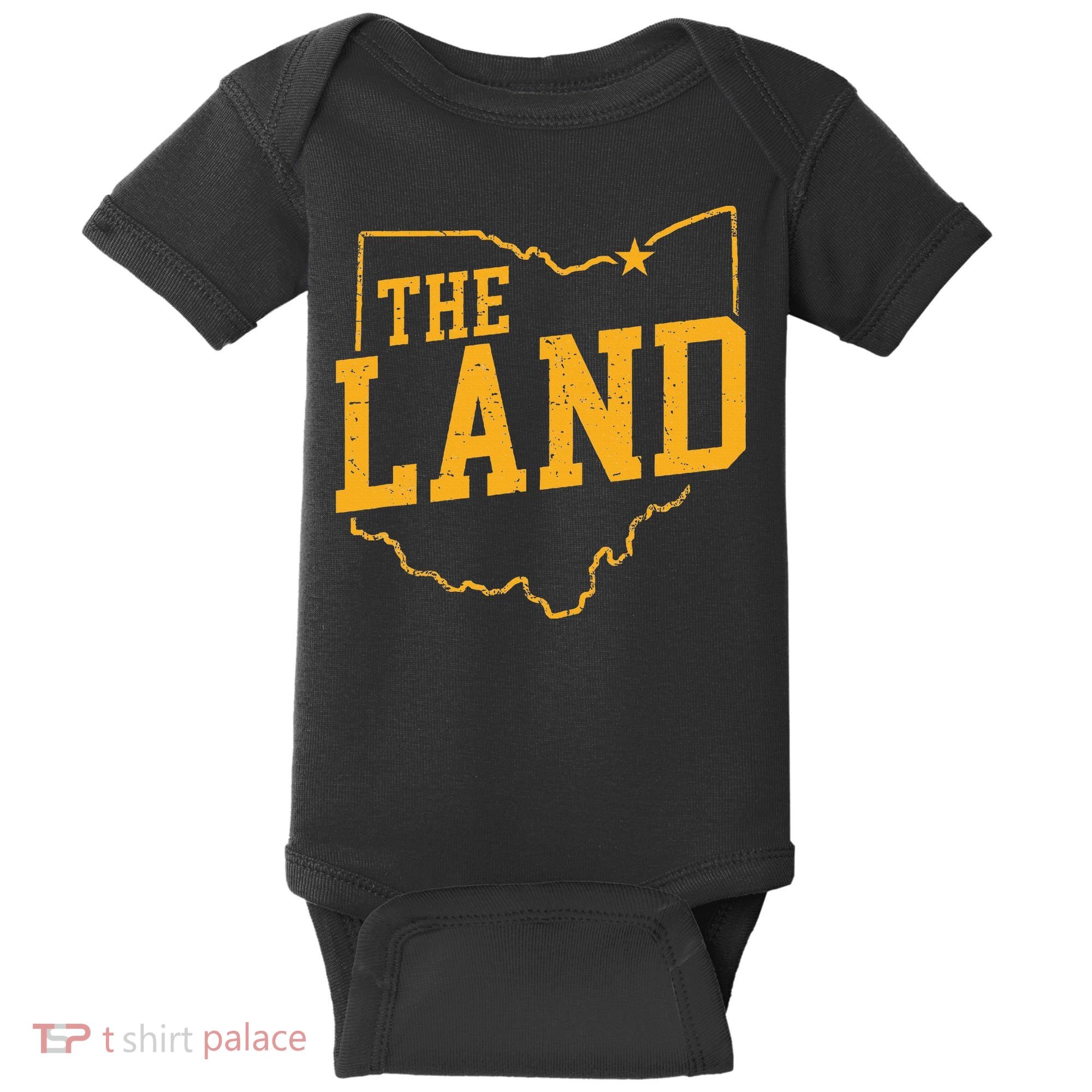 Retro The Land Cleveland Ohio Classic Throwback Souvenir Baby Bodysuit