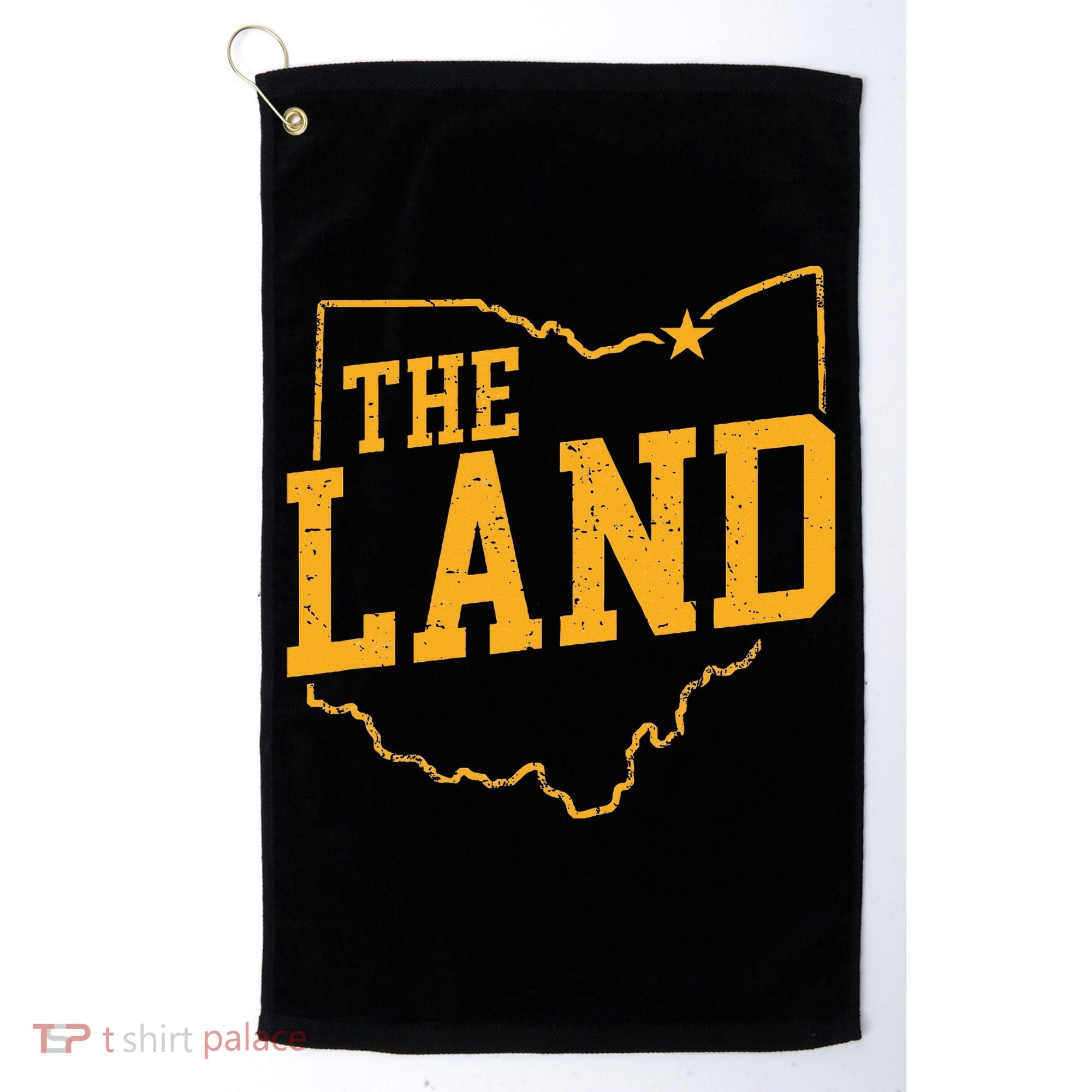 Retro The Land Cleveland Ohio Classic Throwback Souvenir Golf Towel