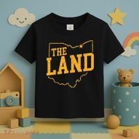 Retro The Land Cleveland Ohio Classic Throwback Souvenir Toddler T-Shirt thumb 3