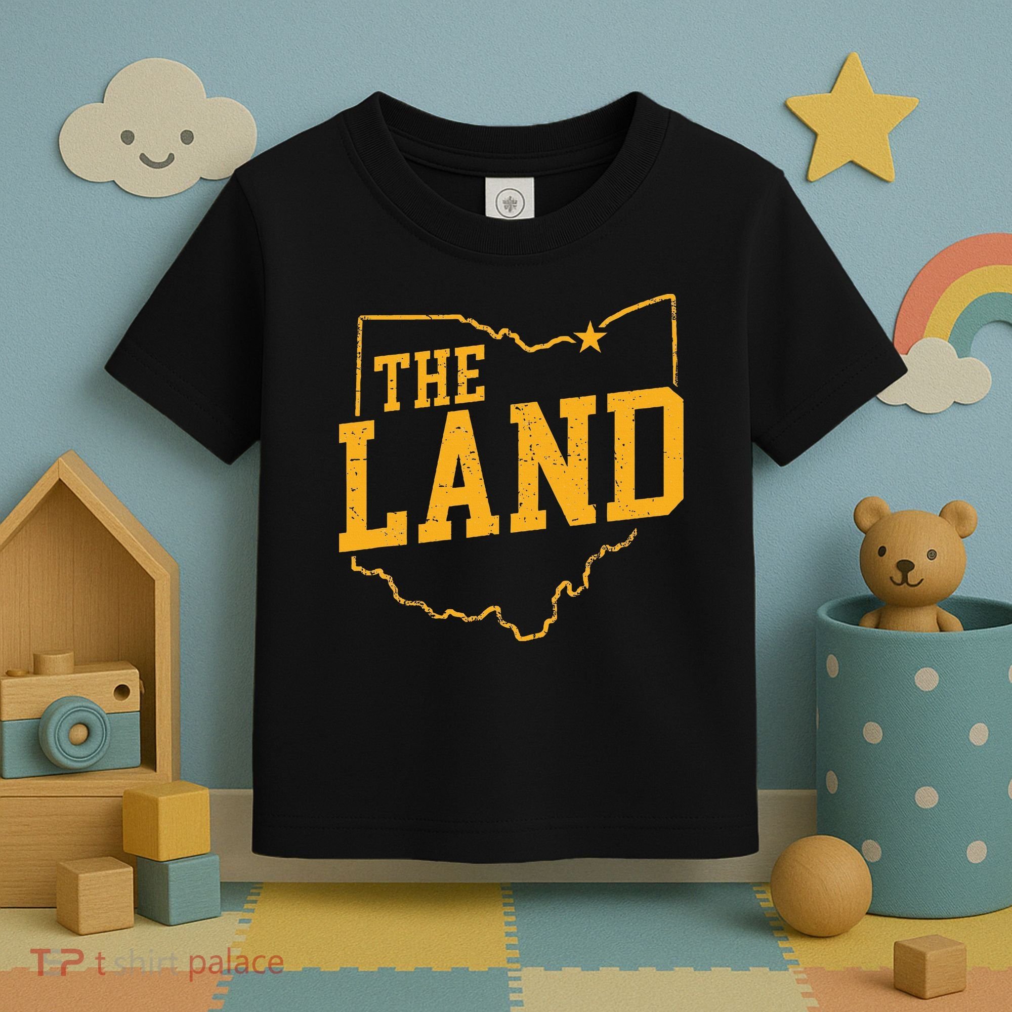 Retro The Land Cleveland Ohio Classic Throwback Souvenir Toddler T-Shirt