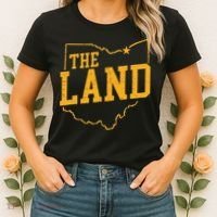 Retro The Land Cleveland Ohio Classic Throwback Souvenir Women's T-Shirt thumb 2