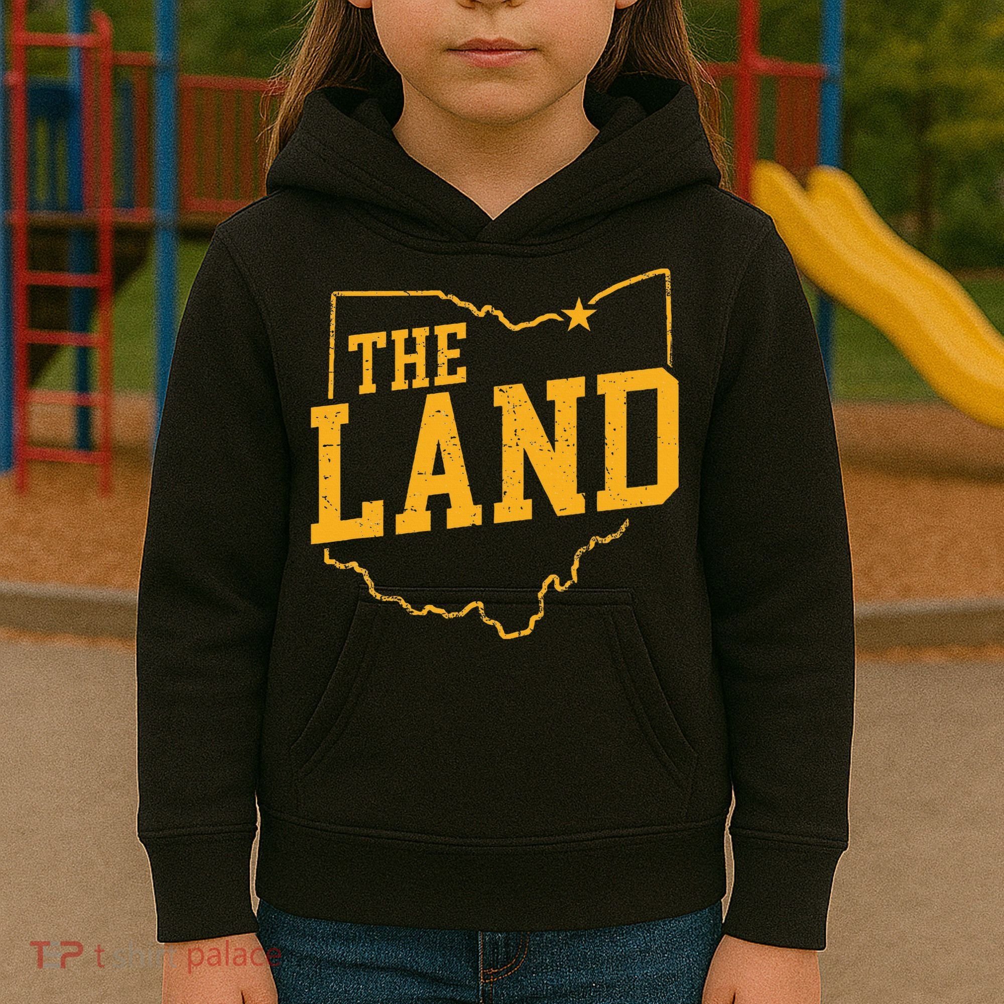 Retro The Land Cleveland Ohio Classic Throwback Souvenir Kids Hoodie
