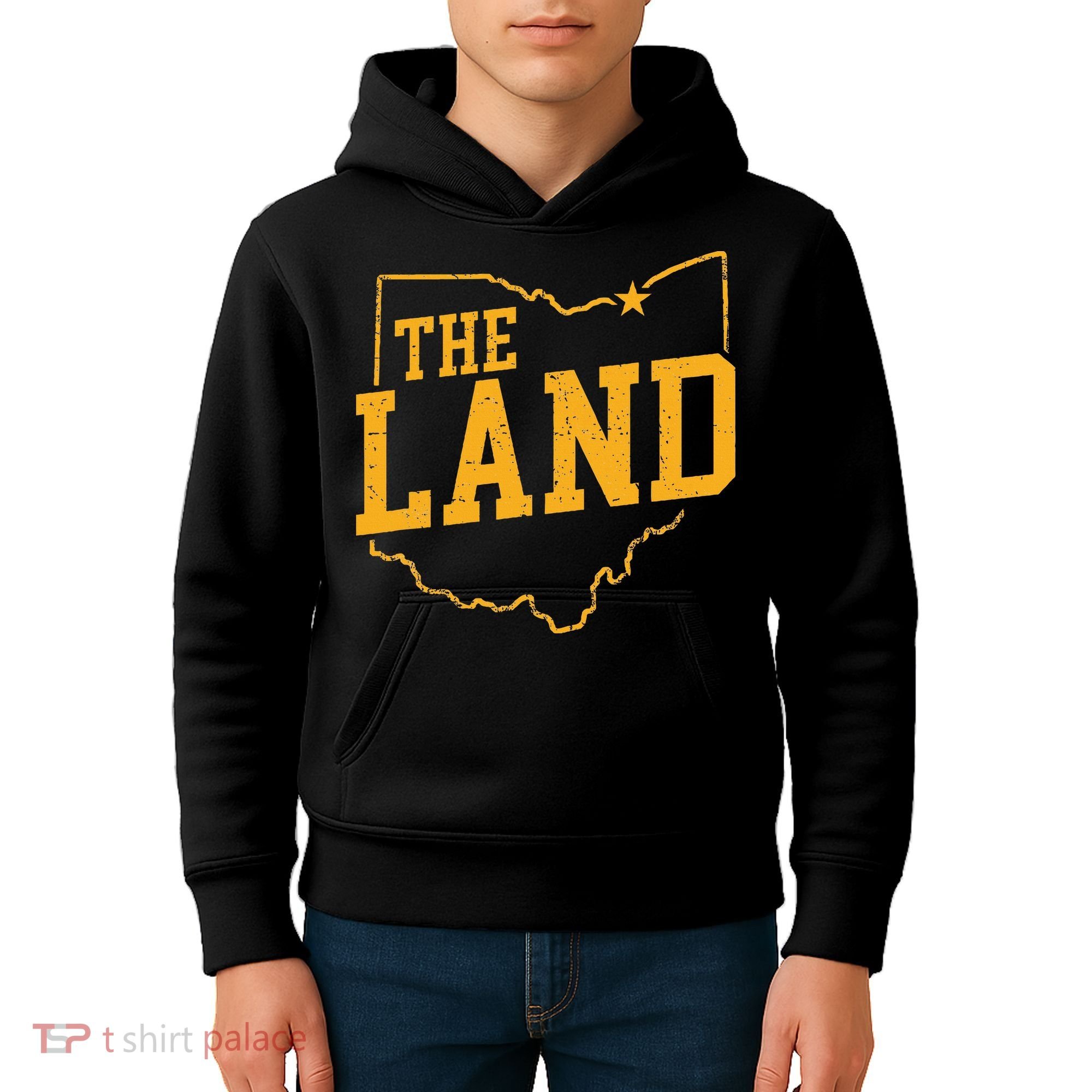 Retro The Land Cleveland Ohio Classic Throwback Souvenir Kids Hoodie