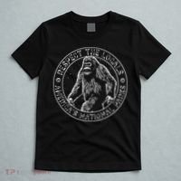 Respect The Locals Bigfoot Sasquatch American National Parks T-Shirt thumb 5
