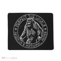 Respect The Locals Bigfoot Sasquatch American National Parks Mousepad thumb 0