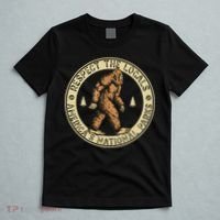Respect The Locals Bigfoot Sasquatch American National Parks T-Shirt thumb 5