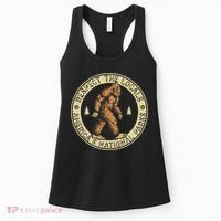 Respect The Locals Bigfoot Sasquatch American National Parks Women's Tank Top thumb 0