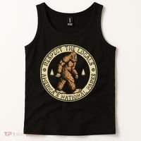 Respect The Locals Bigfoot Sasquatch American National Parks Tank Top thumb 2