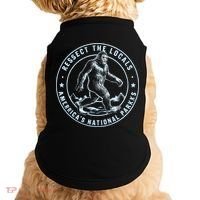 Respect The Locals Bigfoot Sasquatch American National Parks Doggie Tank thumb 0