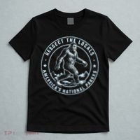 Respect The Locals Bigfoot Sasquatch American National Parks T-Shirt thumb 5