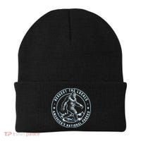 Respect The Locals Bigfoot Sasquatch American National Parks Beanie thumb 0