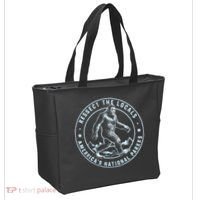 Respect The Locals Bigfoot Sasquatch American National Parks Tote Bag thumb 2
