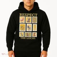 Respect The Local Animals Wildlife Nature Hoodie thumb 2
