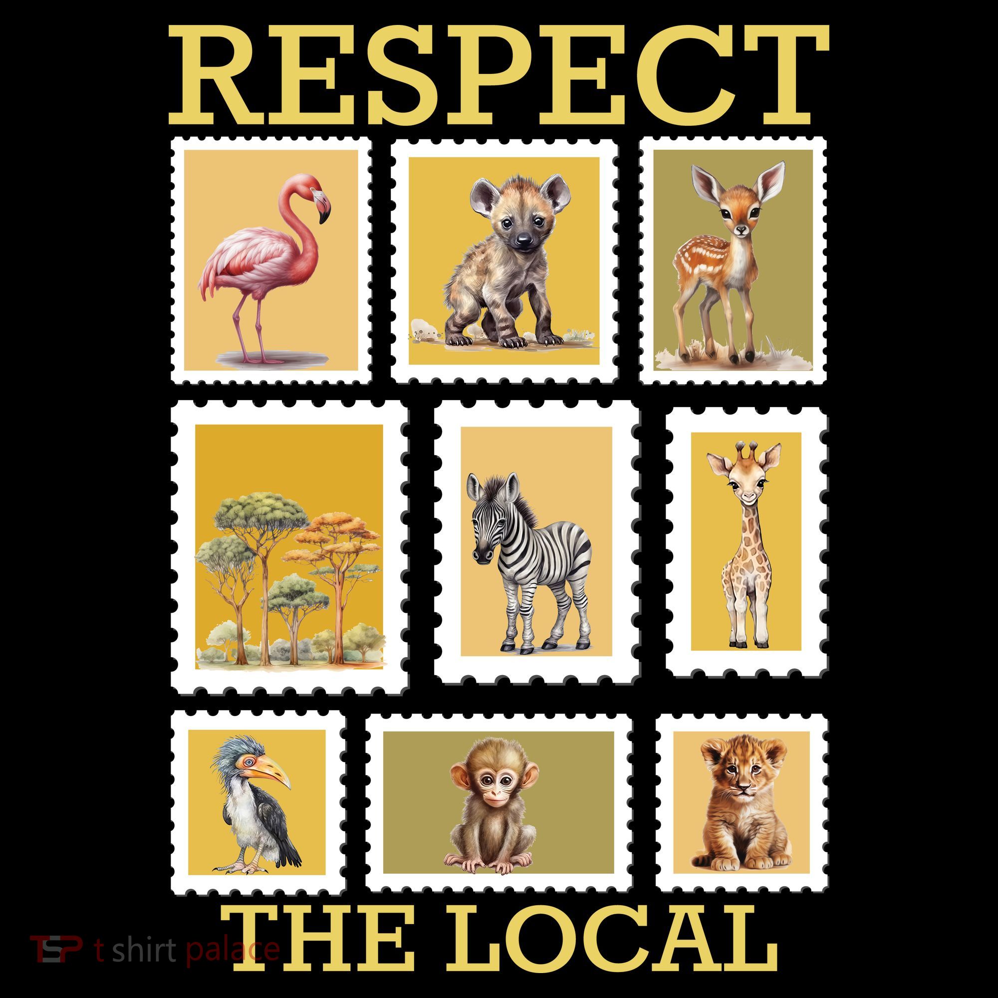 Respect The Local Animals Wildlife Nature Sweatshirt