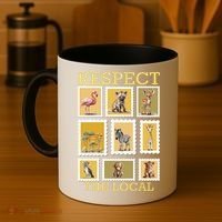 Respect The Local Animals Wildlife Nature Coffee Mug thumb 4