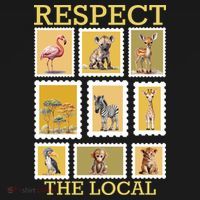 Respect The Local Animals Wildlife Nature Coaster thumb 2