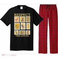 Respect The Local Animals Wildlife Nature Pajama Set thumb 0