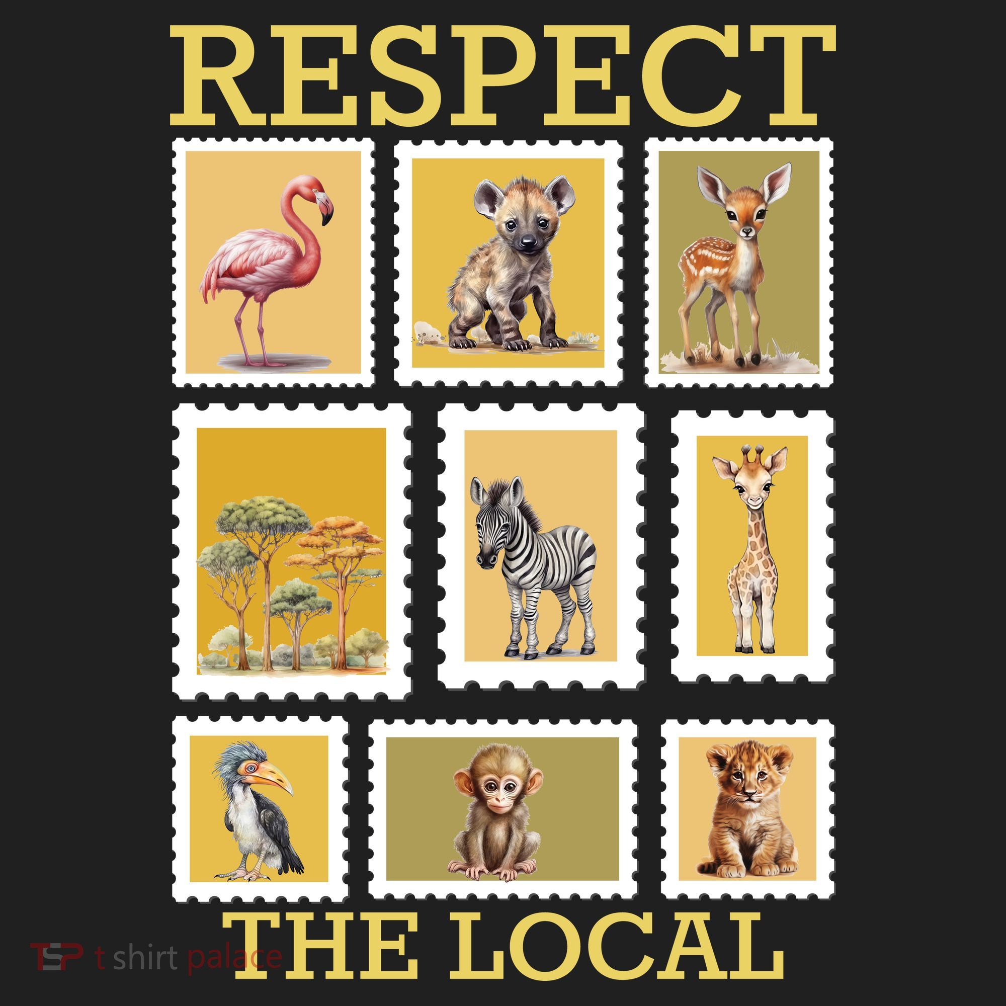 Respect The Local Animals Wildlife Nature Hat