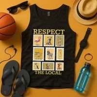 Respect The Local Animals Wildlife Nature Tank Top thumb 4