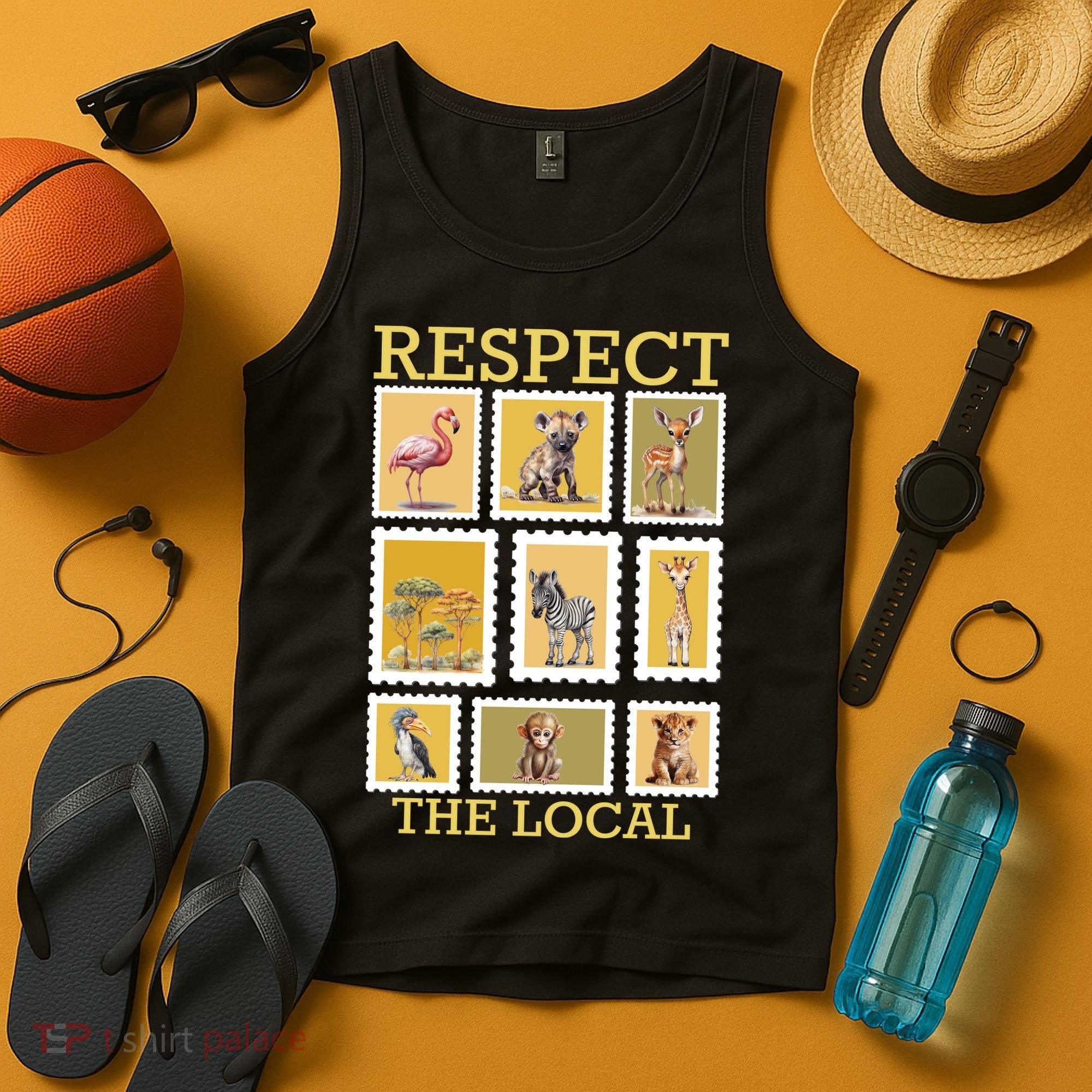 Respect The Local Animals Wildlife Nature Tank Top