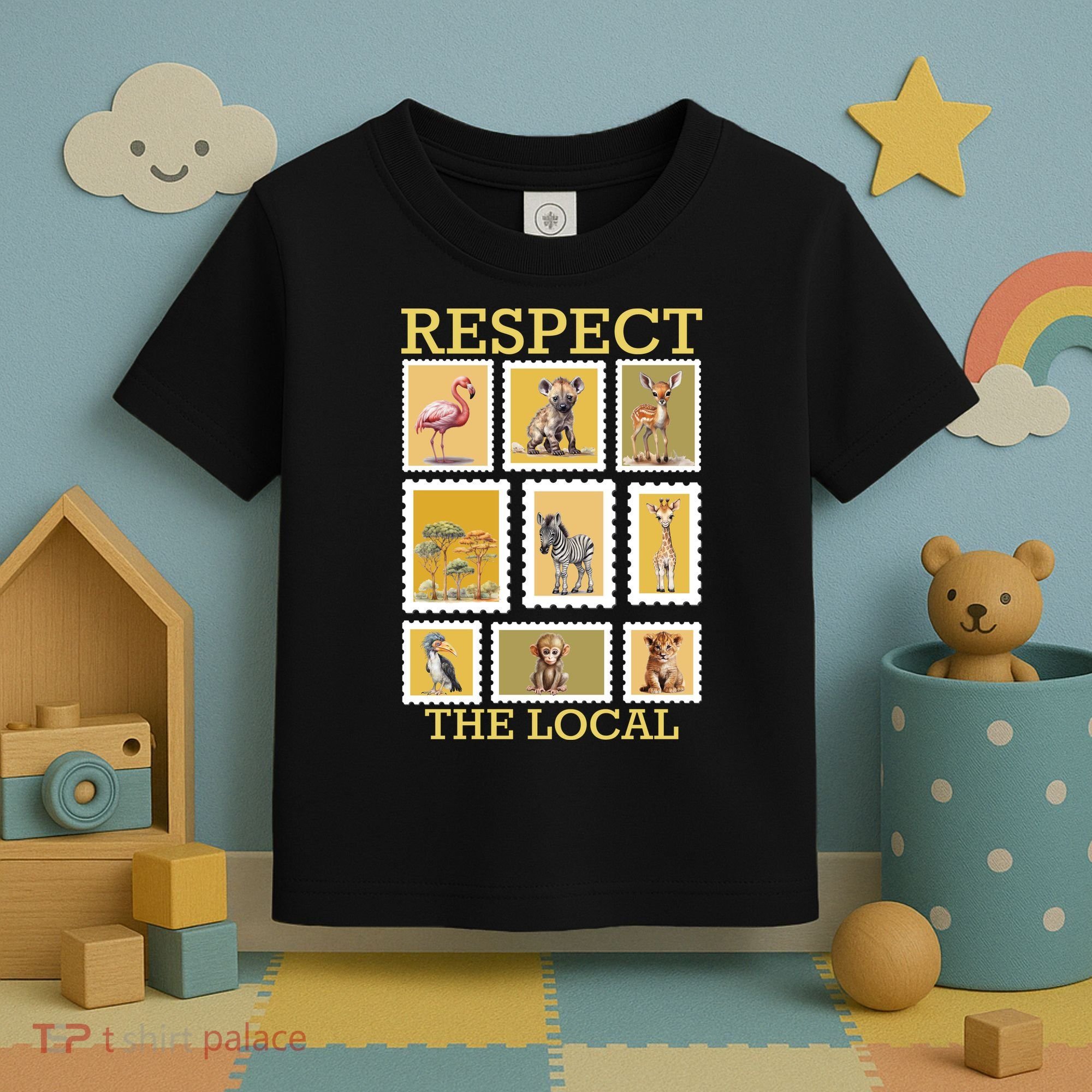 Respect The Local Animals Wildlife Nature Toddler T-Shirt