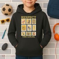 Respect The Local Animals Wildlife Nature Kids Hoodie thumb 2