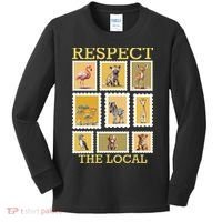 Respect The Local Animals Wildlife Nature Kids Long Sleeve Shirt thumb 0