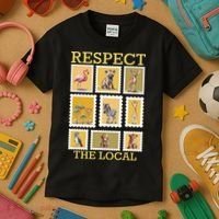 Respect The Local Animals Wildlife Nature Kids T-Shirt thumb 3