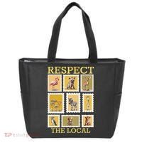 Respect The Local Animals Wildlife Nature Tote Bag thumb 0